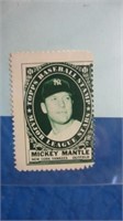 1961 TOPPS MICKEY MANTLE STAMP