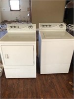 WASHER AND ELEC DRYER