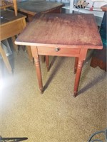 Antique Side Table w/ drawer