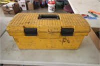 Poly tool box w/misc. tools
