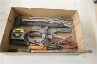 Flat of misc. tools