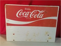 Metal Coca-Cola Coke Sign