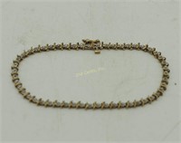 10k Gold Bracelet 4.7g 8" Long Fine Jewelry