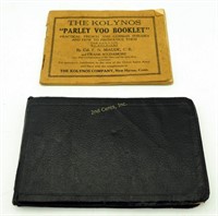 Wwi Parley Voo Booklet & Supply Officer Pad
