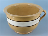 Vintage Yellow Ware "Giant Coffee Cup Flower Pot"