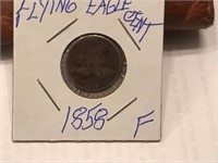 1858 FLYING EAGLE CENT