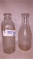 Pair of vintage milk jugs