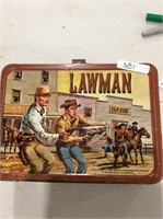 Lawman Metal Lunch Box no Thermos (from Movie)