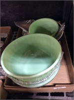 Bowls inc Green Fire King
