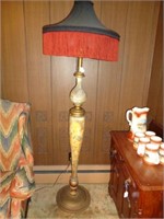 Full Body Floor Lamp - Wood with Scenic