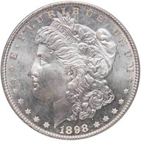 $1 1898 PCGS MS67 CAC