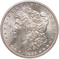 $1 1893-CC PCGS MS64
