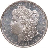 $1 1891-O PCGS MS65 DMPL CAC