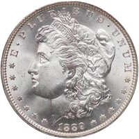 $1 1889-O PCGS MS66+
