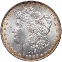$1 1886-O PCGS MS64