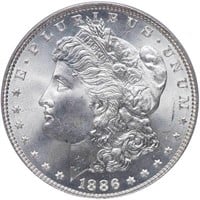 $1 1886 PCGS MS67