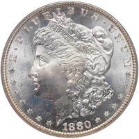 $1 1880-S 8/7. PCGS MS67 CAC
