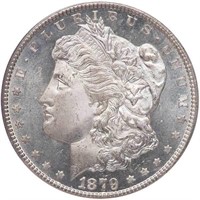 $1 1879-CC CAPPED DIE. PCGS MS65