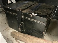 LARGE VICTORIAN STRONG BOX