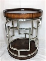 Modern Drum Occasional Table
