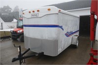 2001 HAULMARK 12' SINGLE AXLE ENCLOSED TRAILER