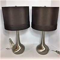 Modern Brushed Metal Table Lamps