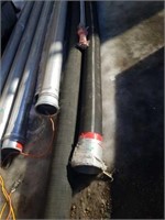 2 long rubber water suction pipes