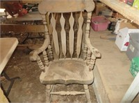 OVERSIZED ROCKING CHAIR-GOOD CONDITION