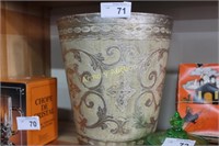 ITALIAN DECORATIVE WASTE BASKET