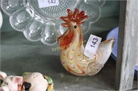 ART GLASS ROOSTER