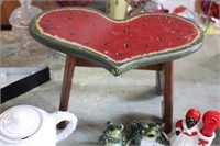 WATERMELON DECORATED FOOTSTOOL