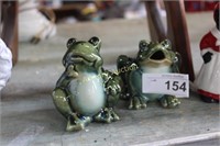 POTTERY FROG DECORATIONS