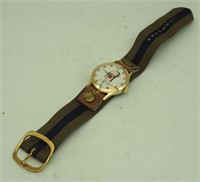 Vintage Spiro Agnew Watch W/ Cloth Band