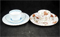 Pair Of Cup Saucer Plate Sets Mintons & Radfords