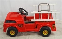 Vintage Roadmaster Plastic Pedal Car Fire Truck