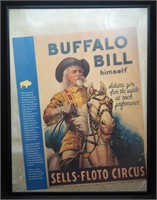 Buffalo Bill Sells-floto Circus Poster Repro West