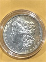 1889 Silver Morgan $1 Dollar Coin