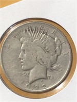 1922 Silver Peace $1 Dollar Coin