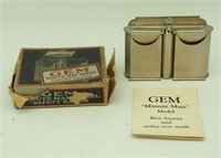 Vintage Gem Minute Man Model Safety Razor W/ Box