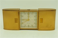 Vintage Semica 7 Jewel Slide Open Travel Clock