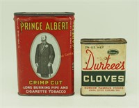Prince Albert & Durkee's Cloves Tins Advertising