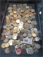 Loose Foreign Coins in Riker