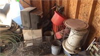 Miscellaneous equipment in small shed