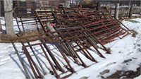 Pile of scrap gates