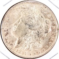Coin 1891-O Morgan Silver Dollar Almost Unc.