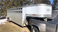 2001 Exiss Aluminum stock trailer