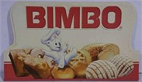 Plastic Bimbo Bakery Sign Embossed