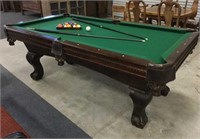 7ft Sportcraft Pool Table With Accessories