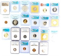 Coin Certified Coin Lot  22 Coins