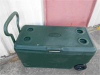 Nice LARGE rolling Coleman ice chest / cooler